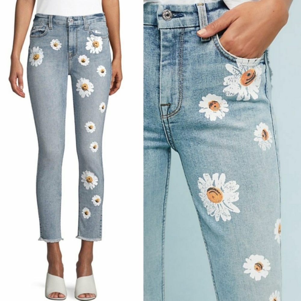7 FOR ALL MANKIND Size 25 High-rise Daisy Jeans